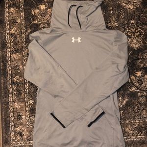 Men’s Grey Under Armour Chimney Neck